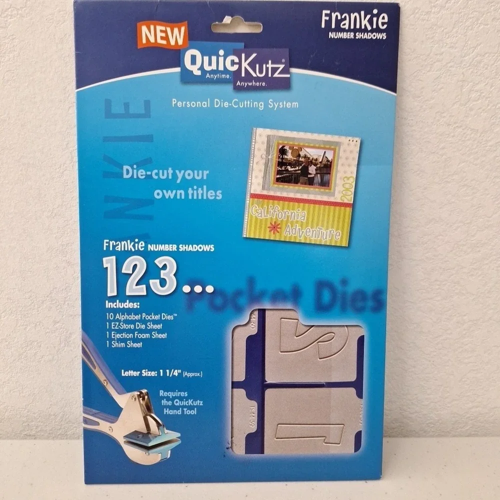 NEW SEALED Vintage QuicKutz FRANKIE 1 1/4